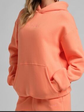 Comfort Coral Oversized Hoodie - Women